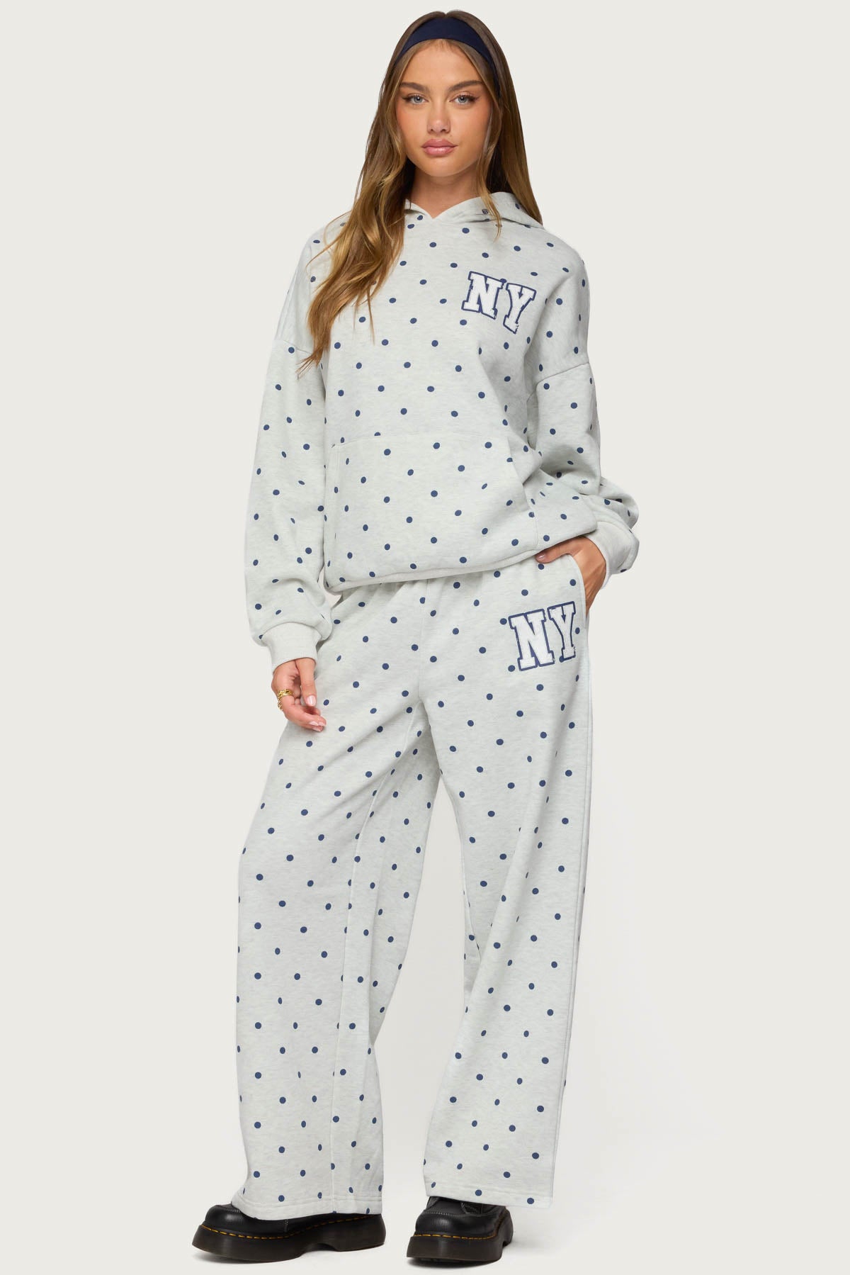 NY Babe Polka Dot Hoodie - Image 5