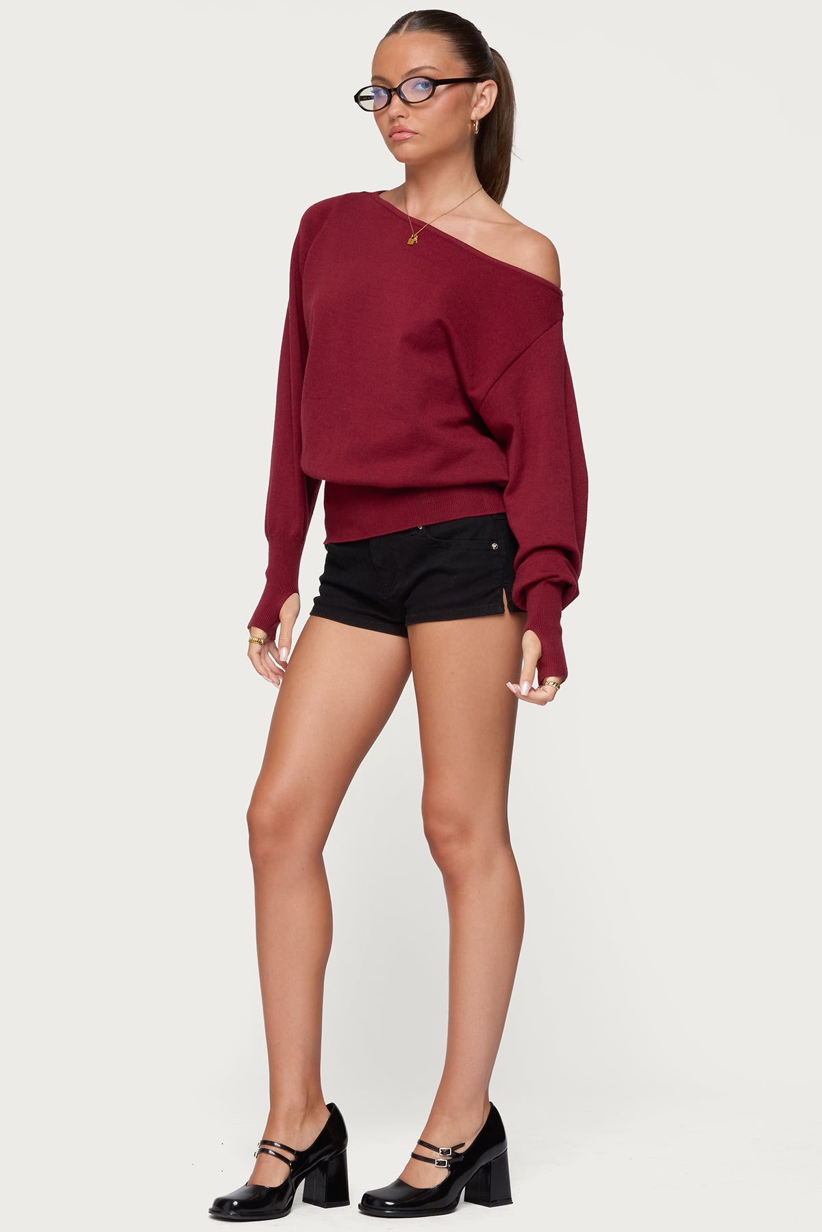 Jagger Low Rise Denim Shorts - Image 3
