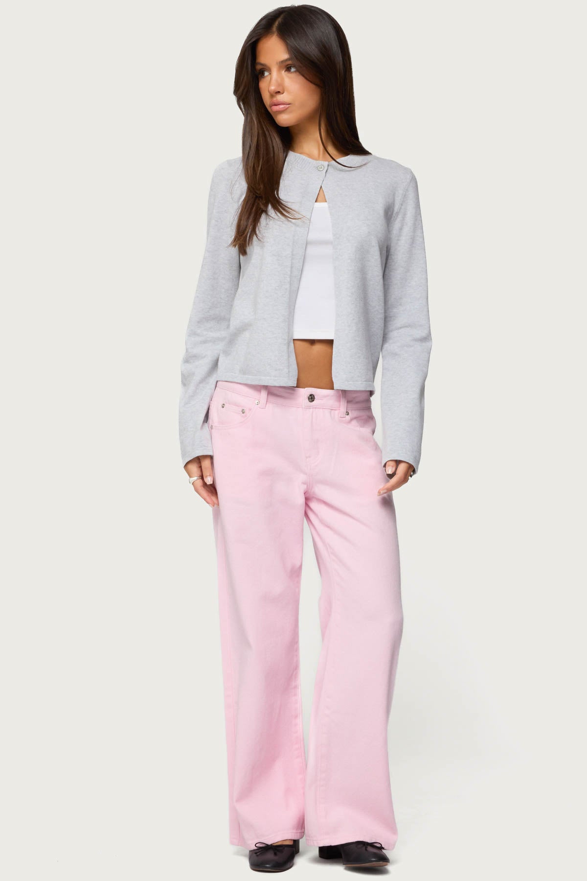 Petite Roman Low Rise Baggy Jeans - Image 4