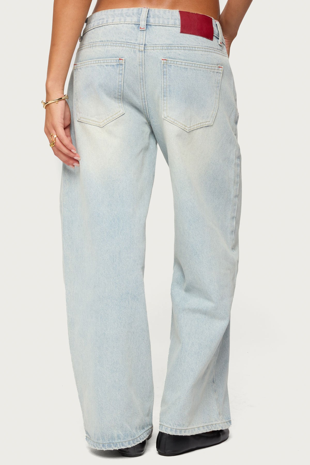 Petite Ace Low Rise Baggy Jeans - Image 4