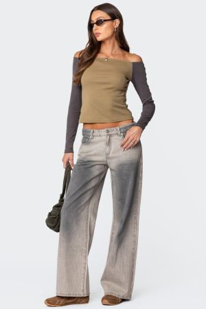 Joe Washed Low Rise Baggy Jeans