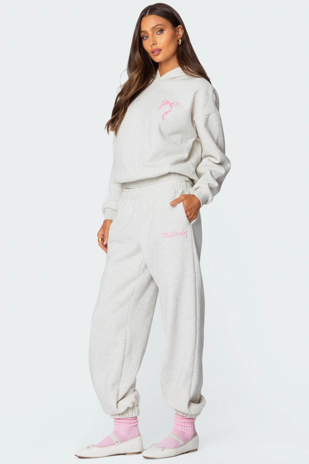 Sasha Bow Detail Sweatpants - Image 4