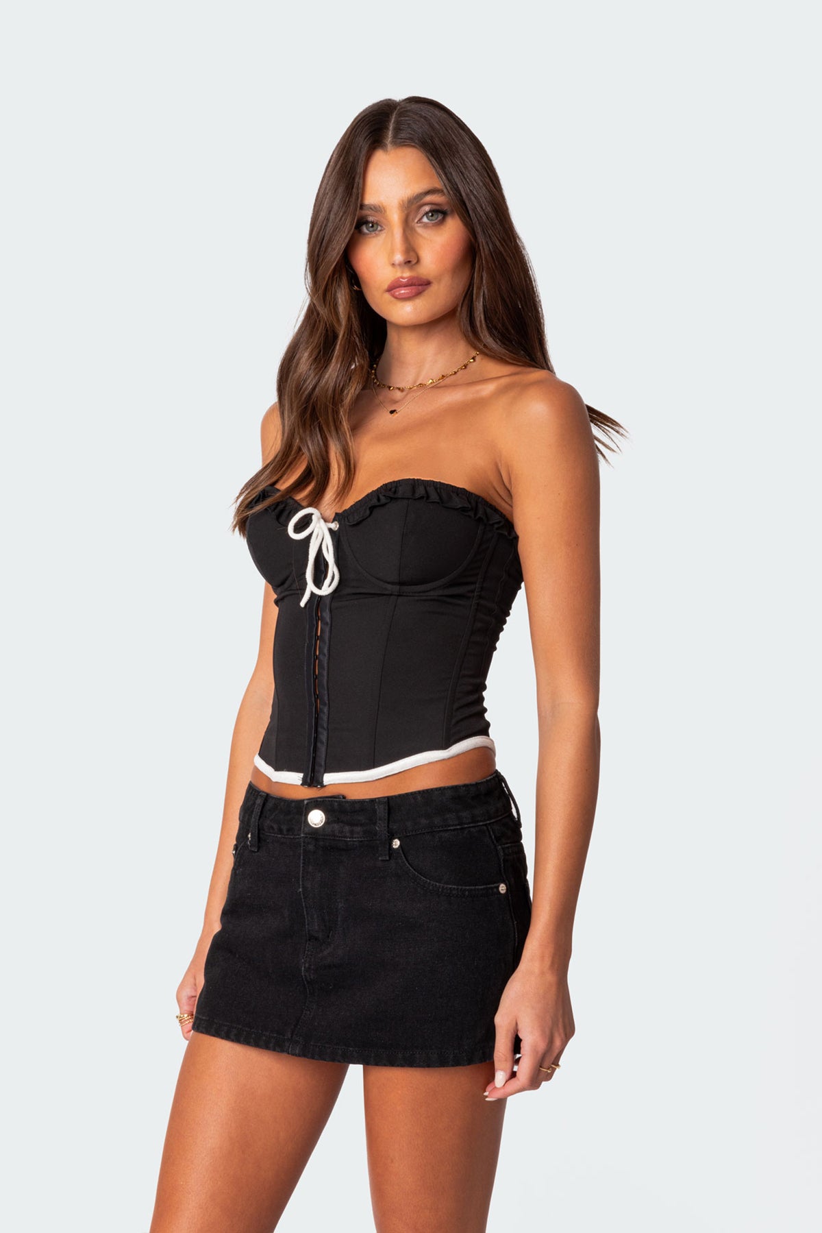 Abbey Tie Front Corset - Image 4