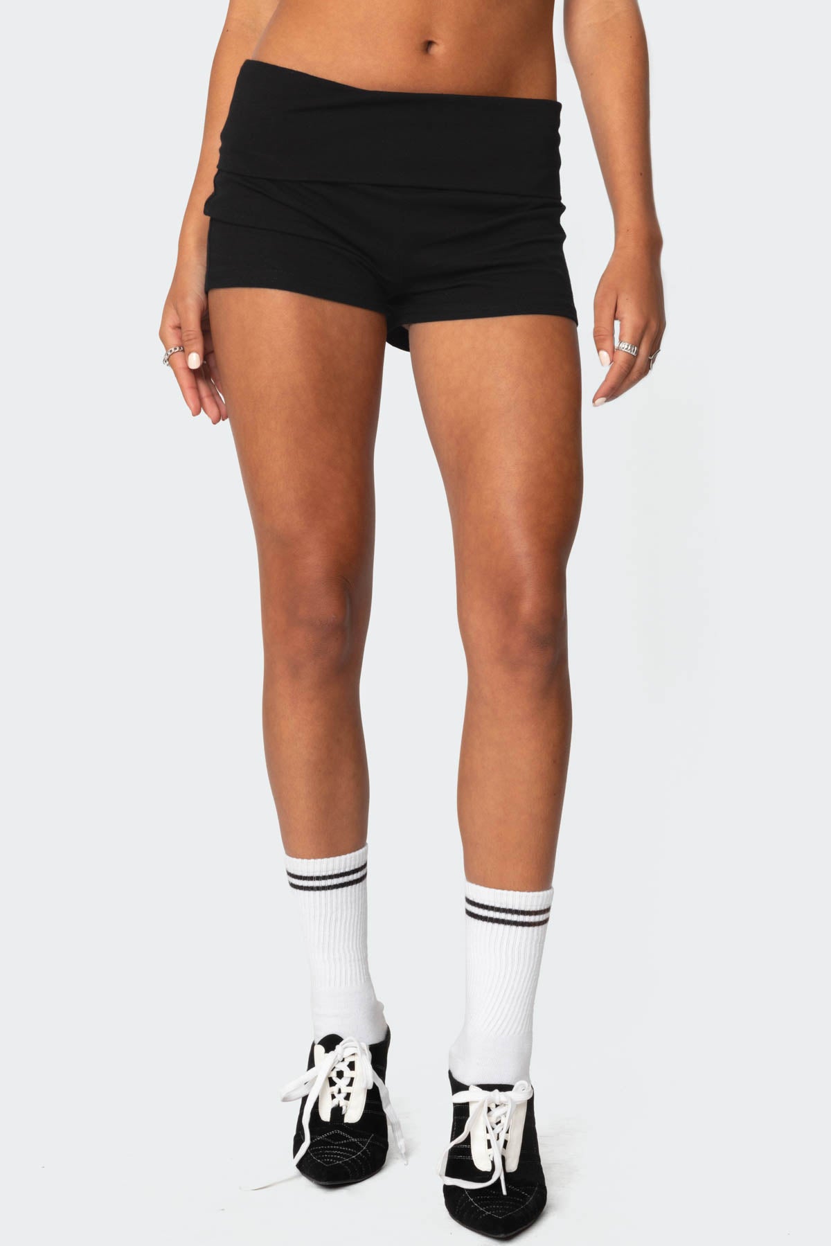 Meg Fold Over Shorts - Image 2