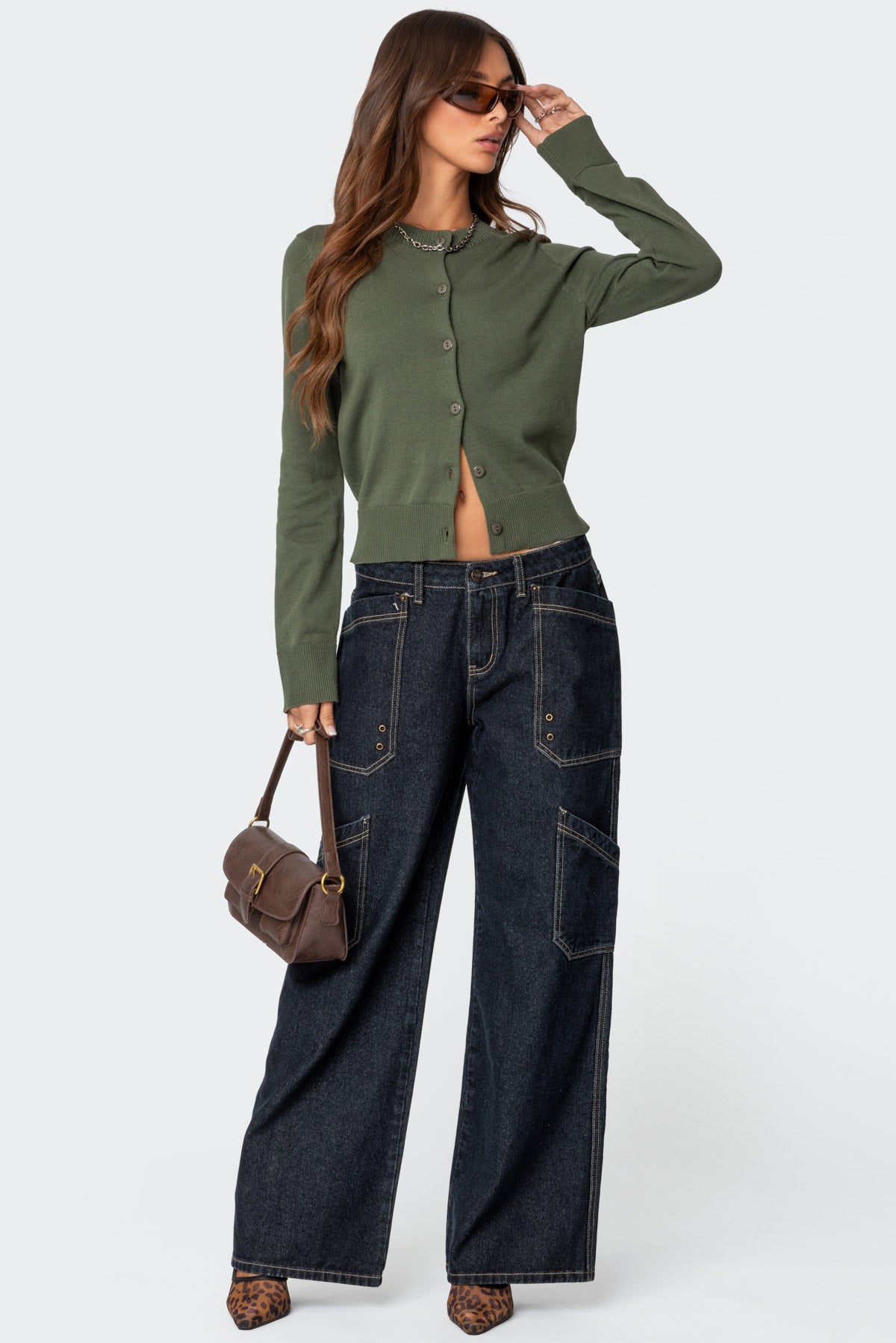 Hollie Button Up Cardigan - Image 2