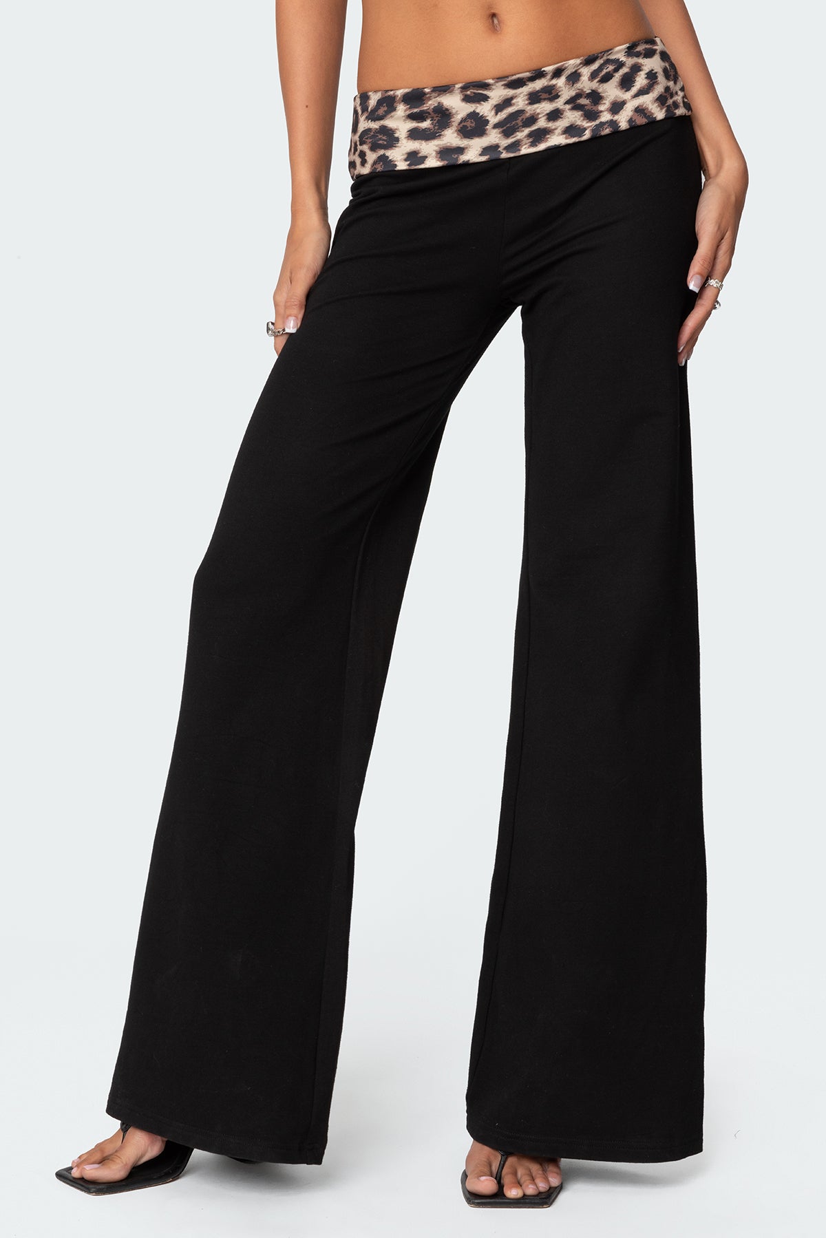 Leopard Foldover Pants - Image 2