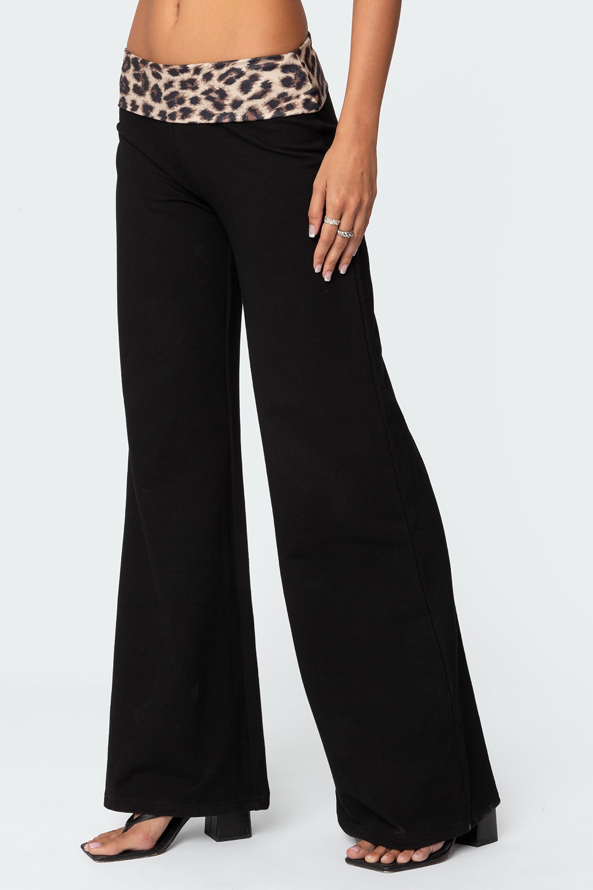 Leopard Foldover Pants - Image 3