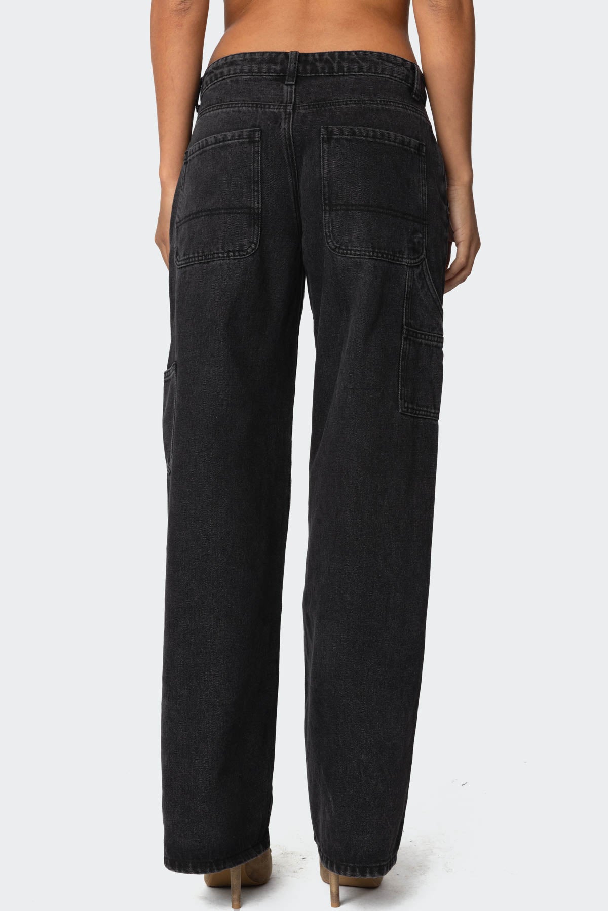 Ayla Low Rise Baggy Carpenter Jeans - Image 5