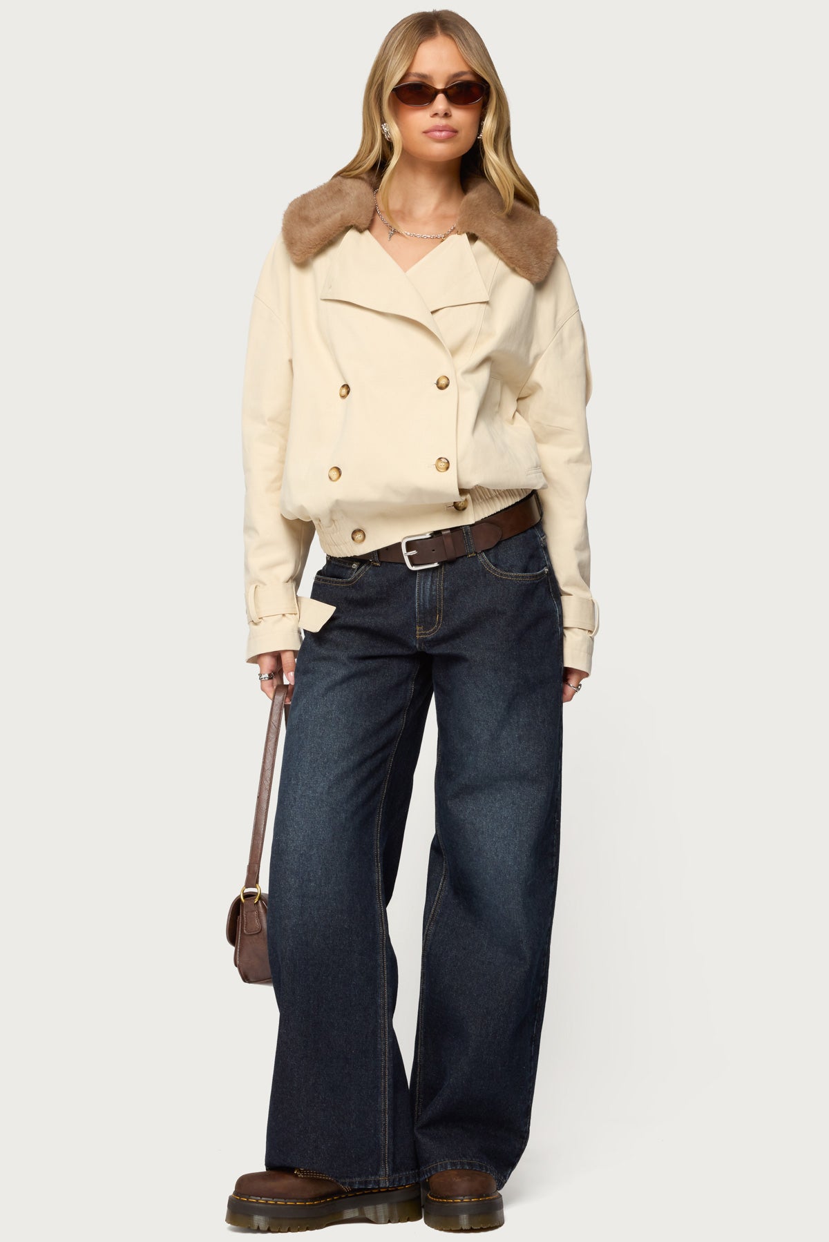 Raelynn Washed Low Rise Baggy Jeans - Image 3
