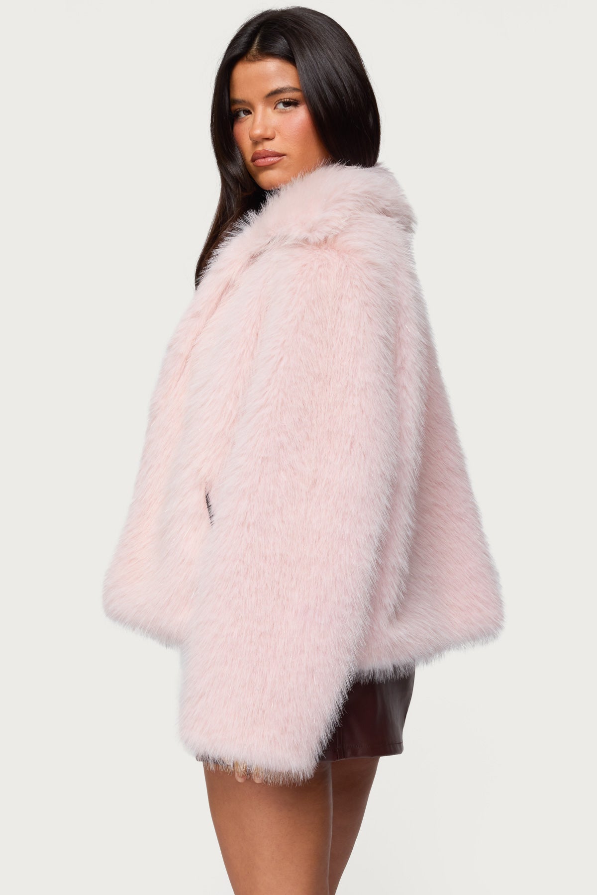 Noelle Oversized Faux Fur Jacket - Image 6