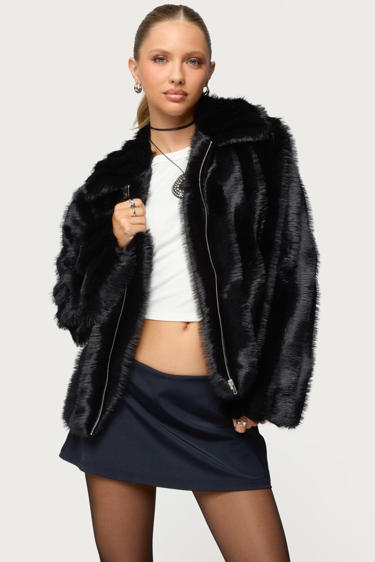 Tedi Faux Fur Jacket - Image 2