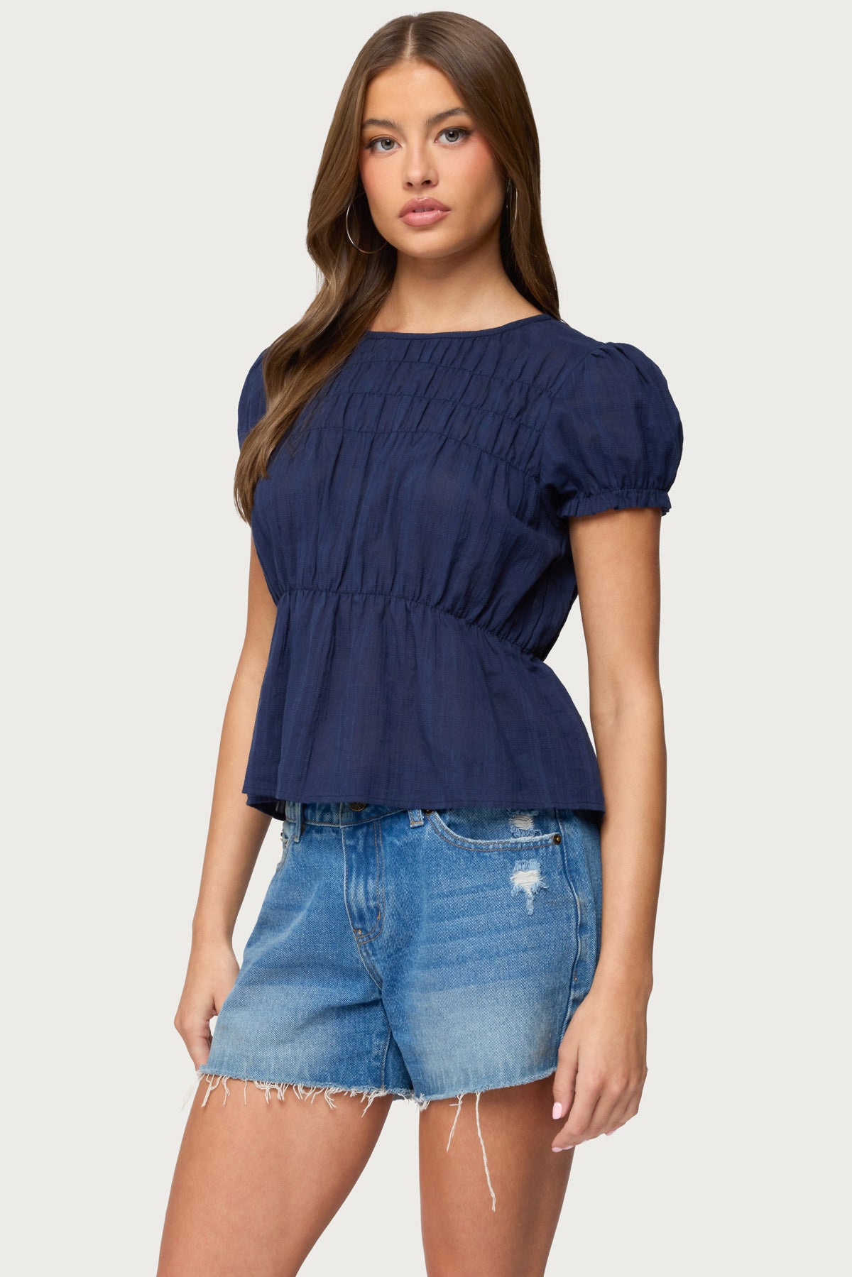 Maricella Gathered Tiered Top - Image 3