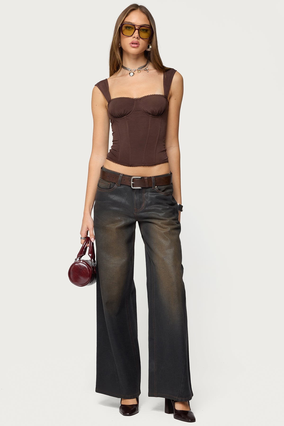 Marcella Wide Strap Corset - Image 2