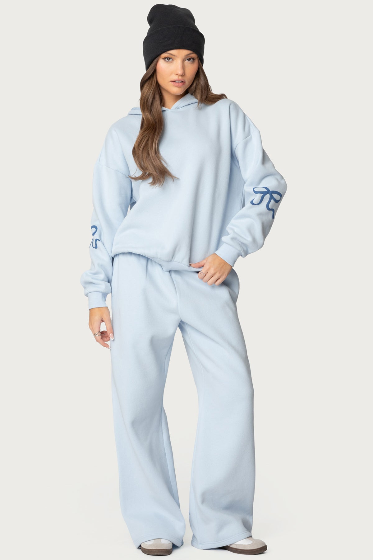 Bonney Bow Detail Hoodie - Image 2