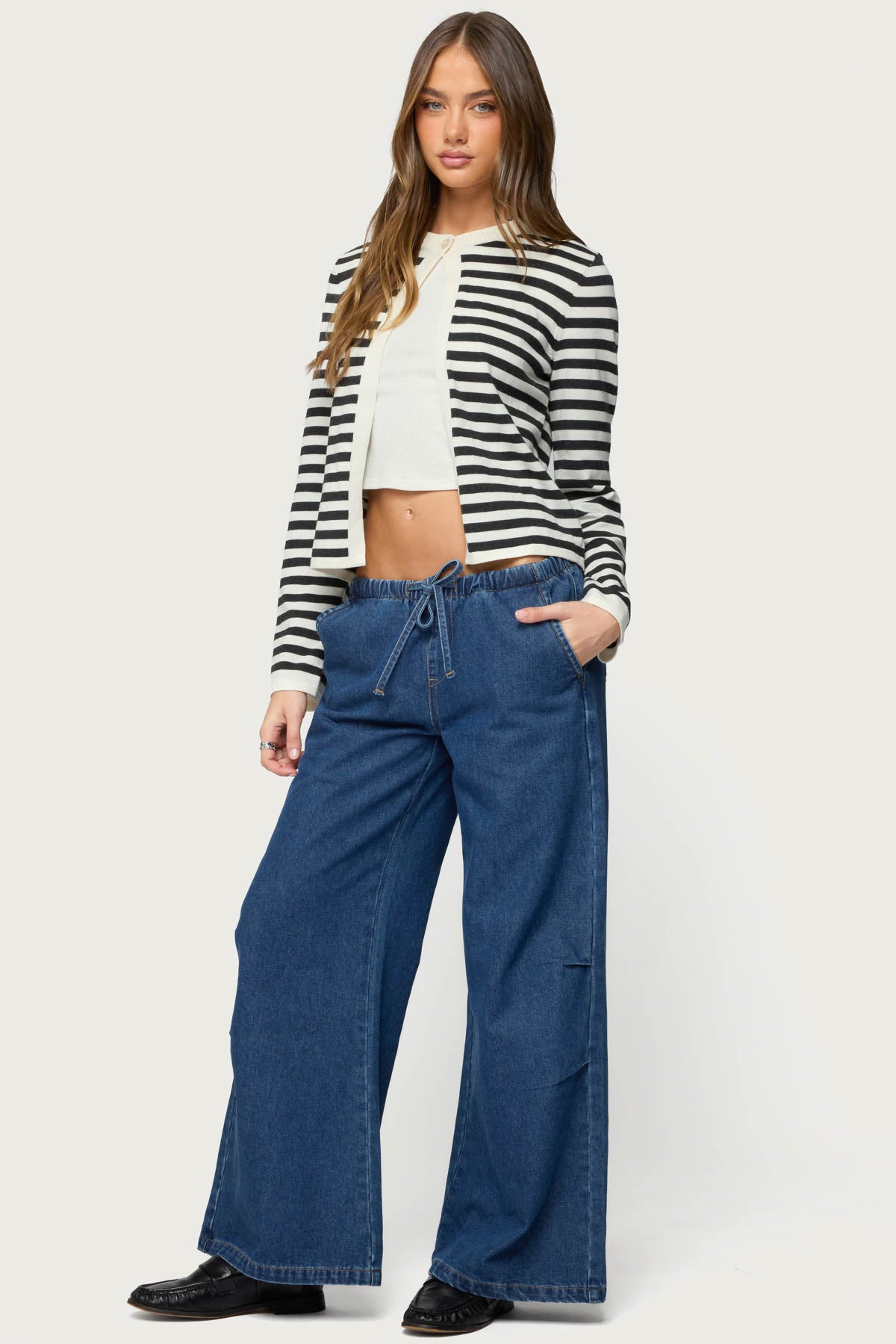 Jenie Split Front Knit Cardigan - Image 4