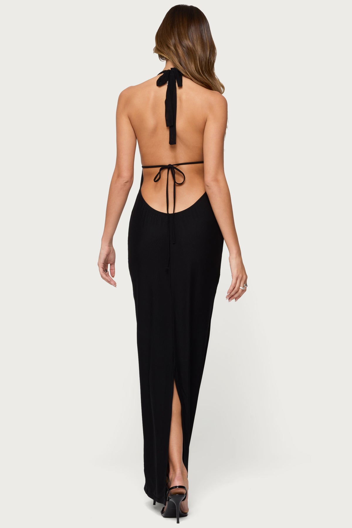 Laretta Cowl Neck Backless Maxi Dress - Image 2