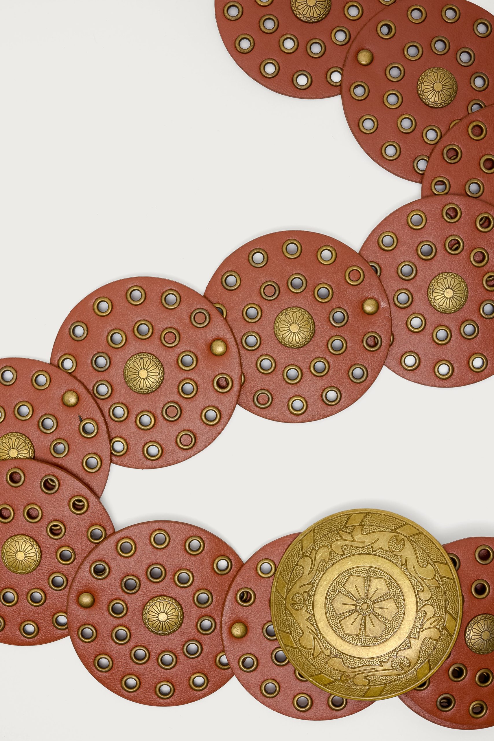 Faux Leather Western Disc Belt - Image 4