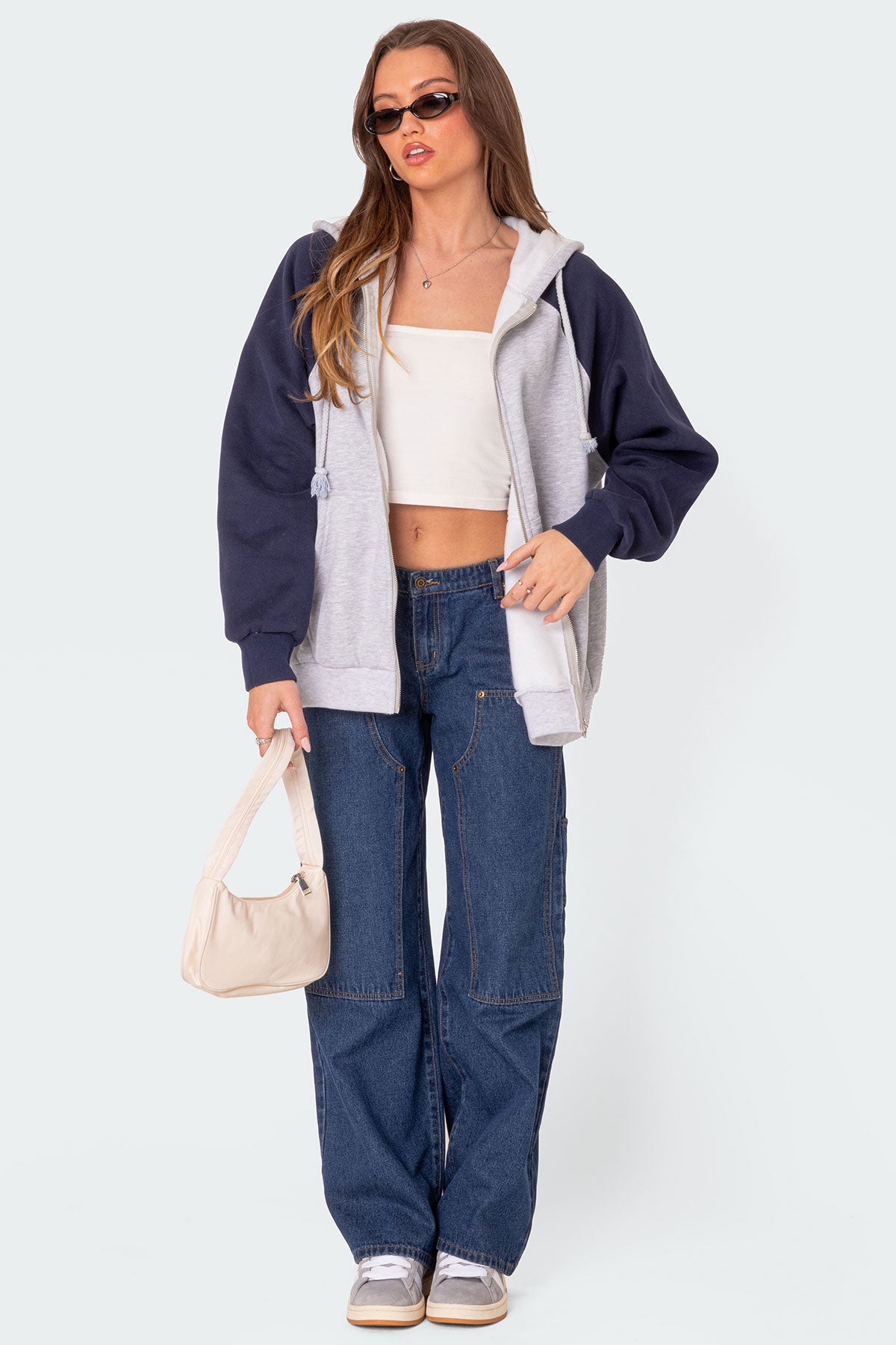 Ayla Low Rise Baggy Carpenter Jeans - Image 3