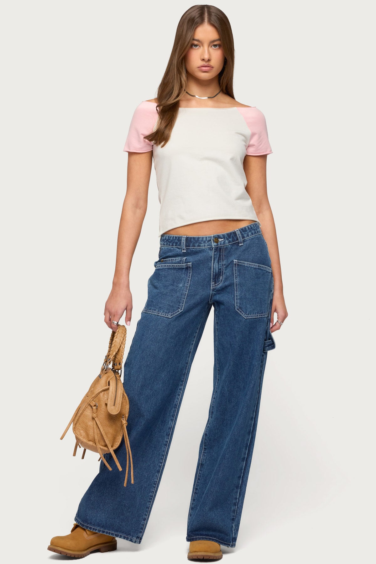 Liva Contrast Raglan T Shirt - Image 2