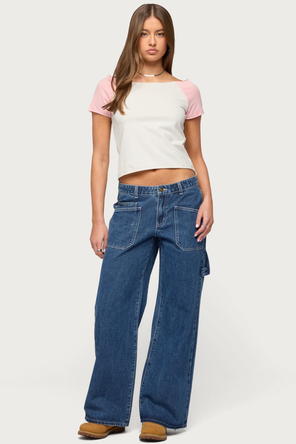 Liva Contrast Raglan T Shirt - Image 5