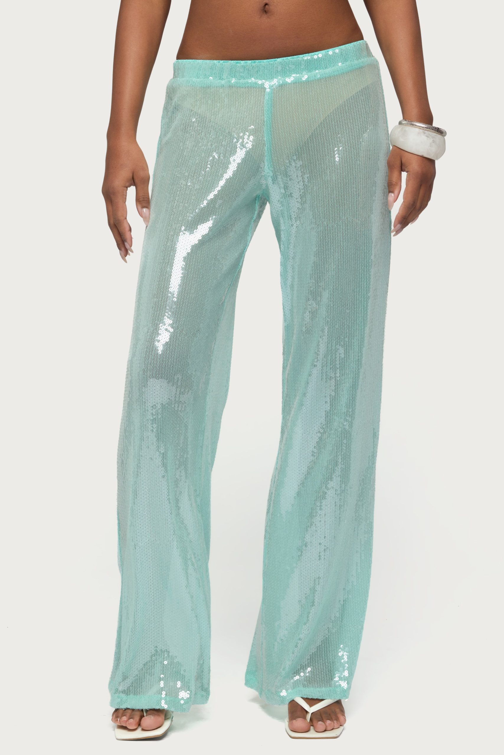 Avalee Sequin Wide Leg Pants - Image 2