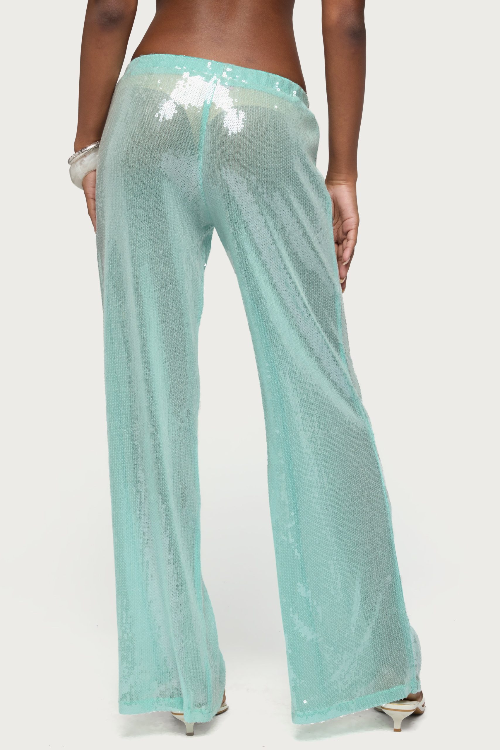 Avalee Sequin Wide Leg Pants - Image 5