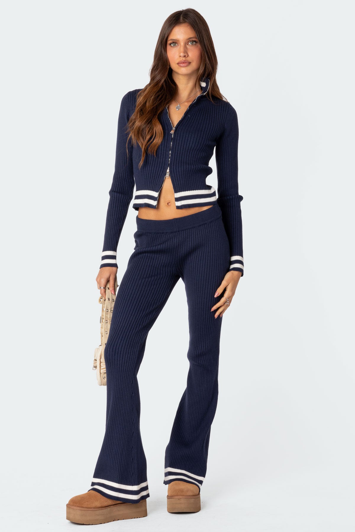 Pluto Ribbed Cardigan - Image 5