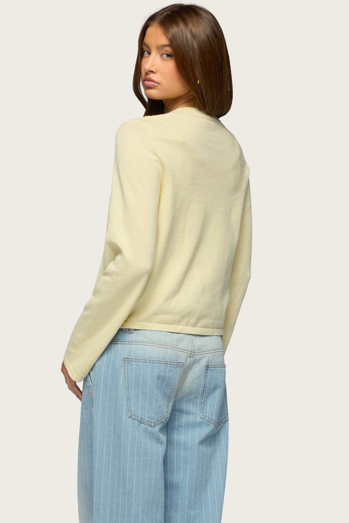 Jenie Split Front Knit Cardigan - Image 6
