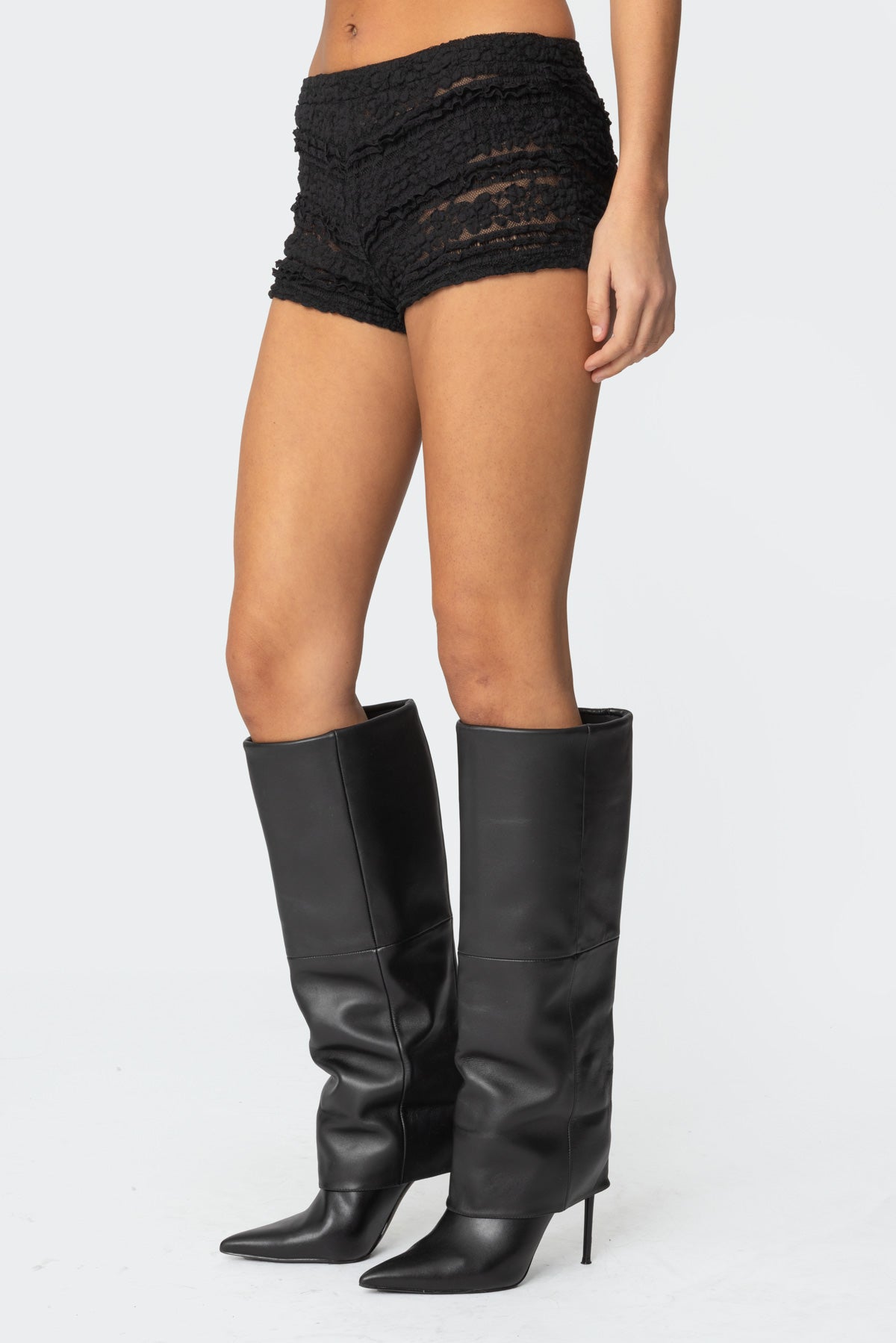 Maisley Sheer Lace Shorts - Image 4