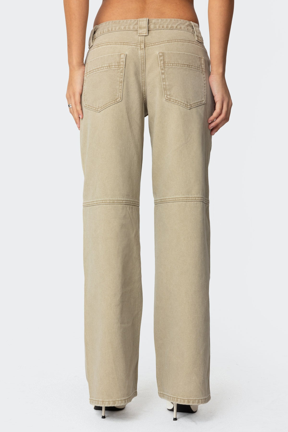 Morgan Low Rise Baggy Carpenter Jeans - Image 5