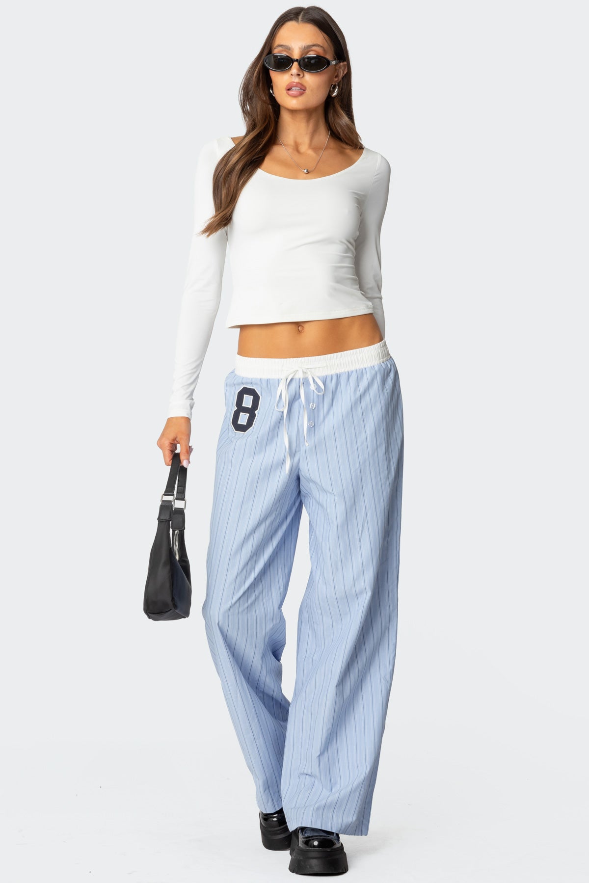 Millicent Wide Scoop Neck Top - Image 2