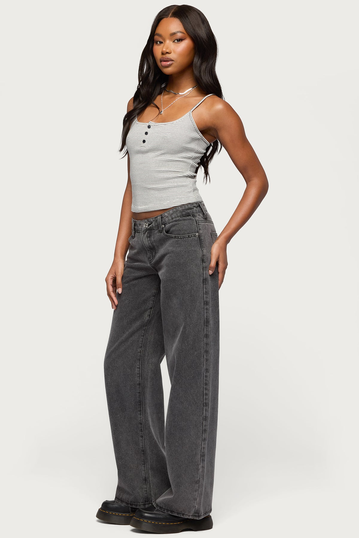 Tall Raelynn Washed Low Rise Baggy Jeans - Image 5