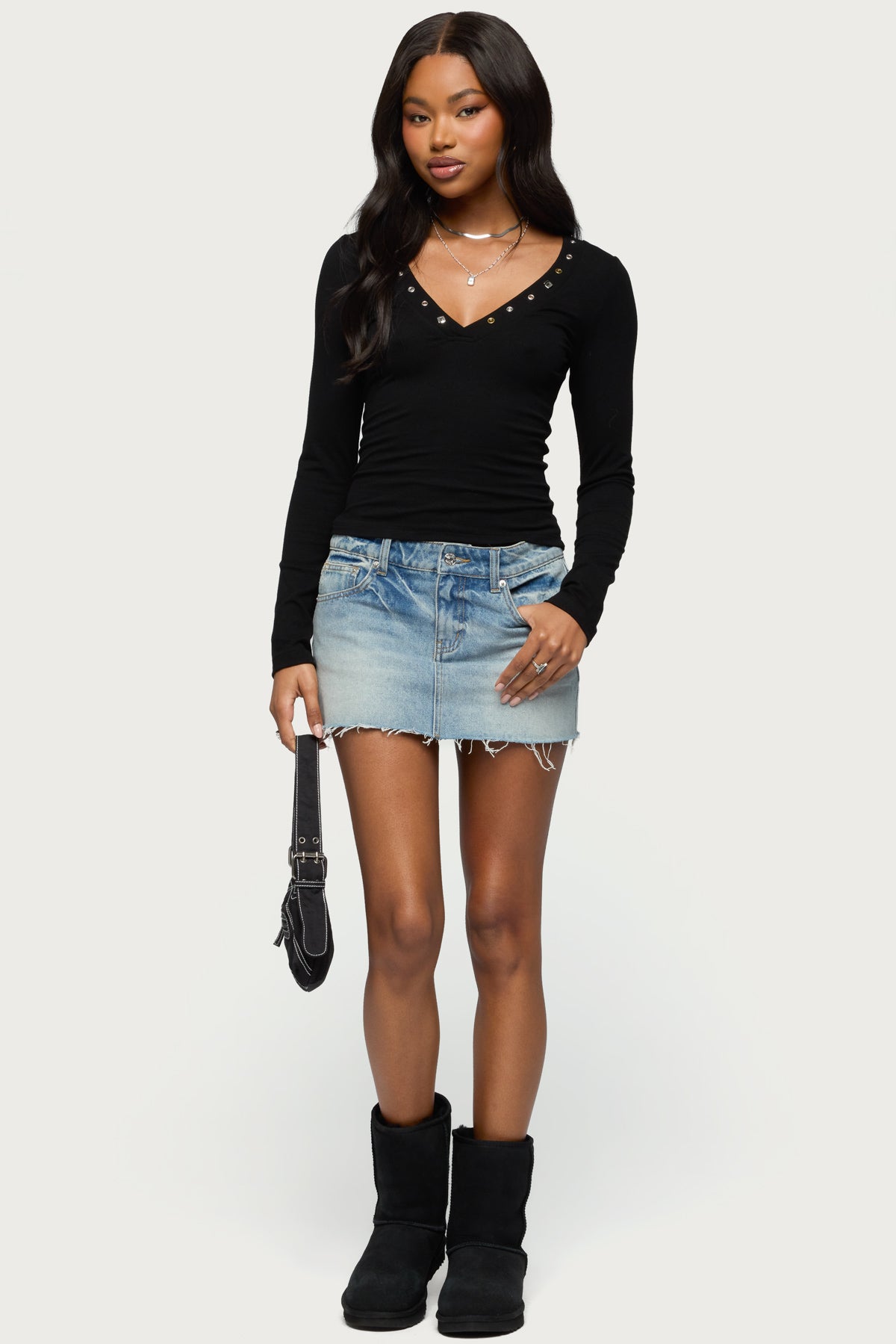 Rossie Stud & Button Top - Image 2