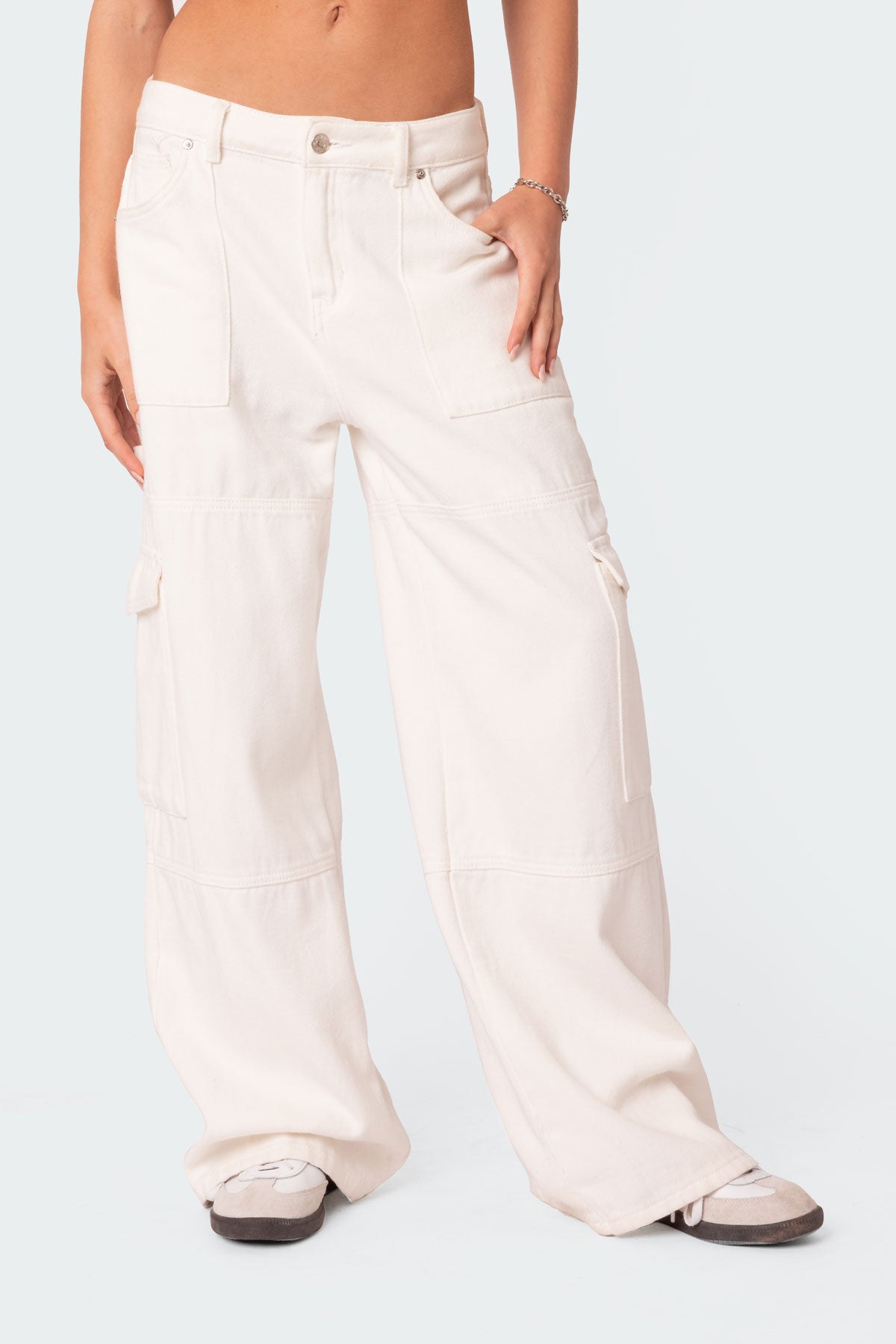 Ember Denim Cargo Pants - Image 2