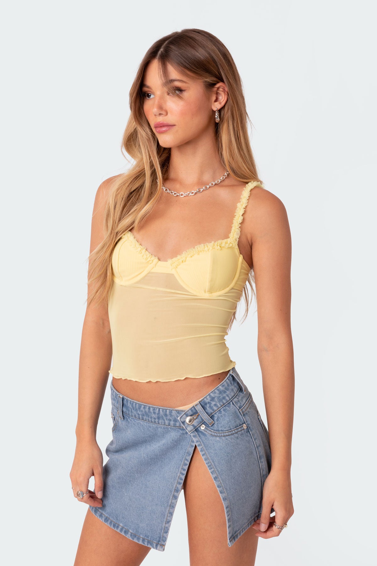 Mercy Sheer Mesh Bra Top - Image 3