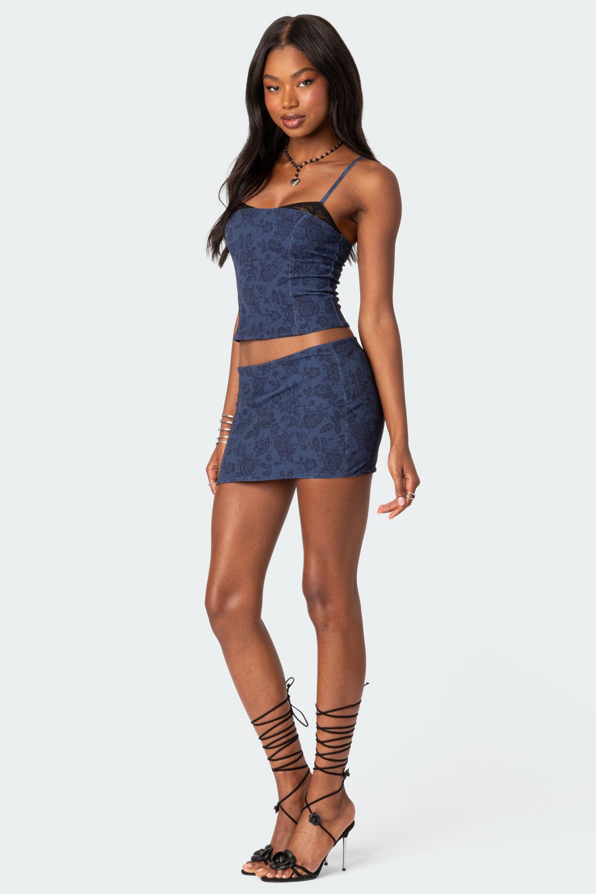 Amal Printed Mini Skirt - Image 2