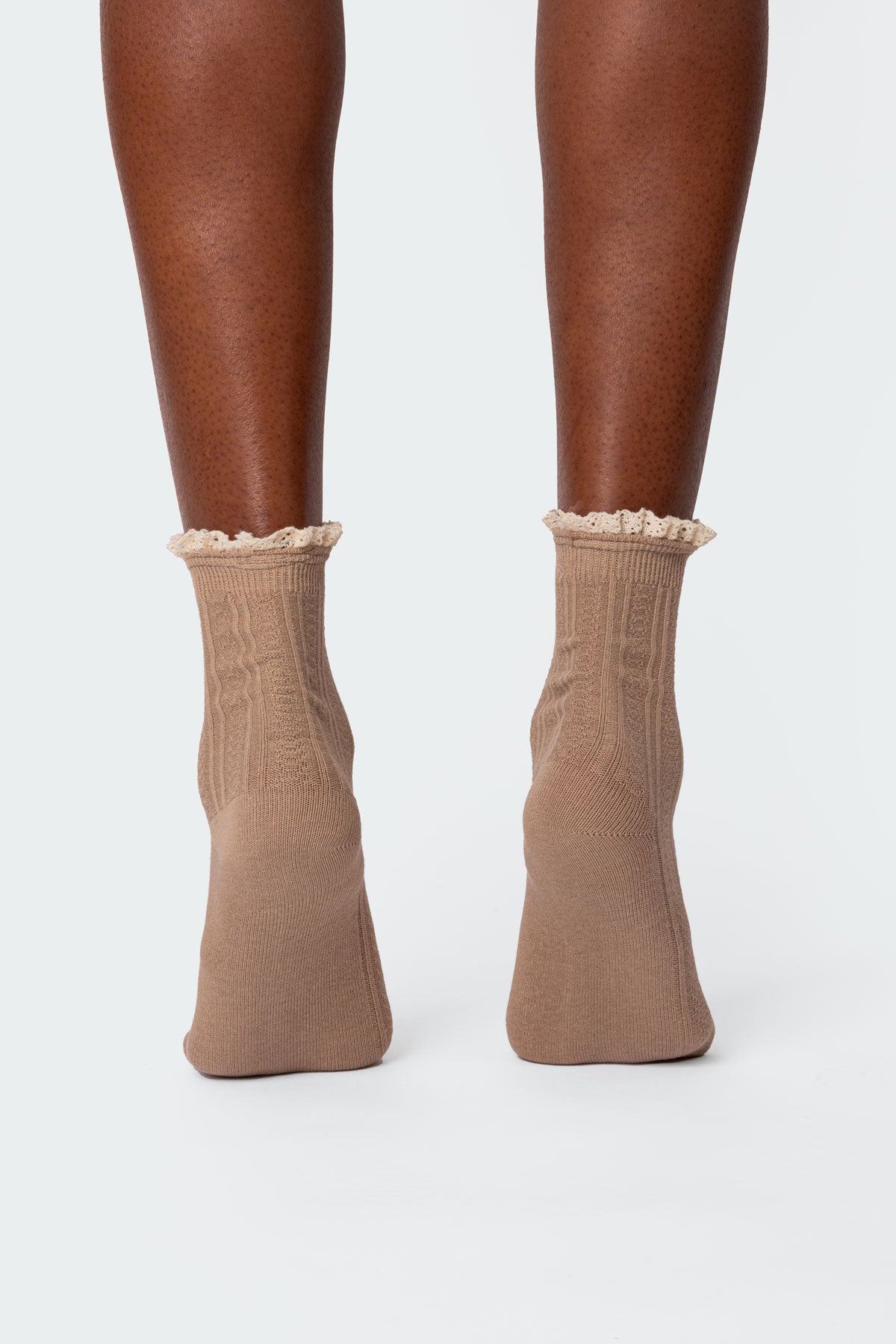 Frilled Pointelle Socks - Image 2