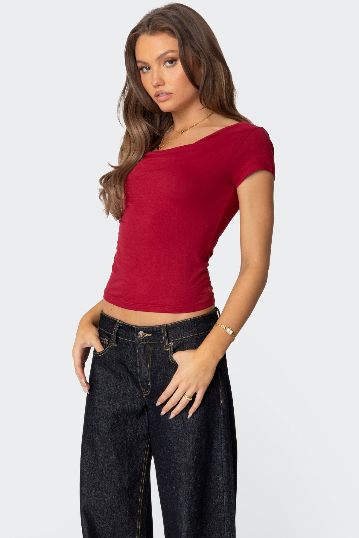 Javi Cowl Neck Top - Image 2