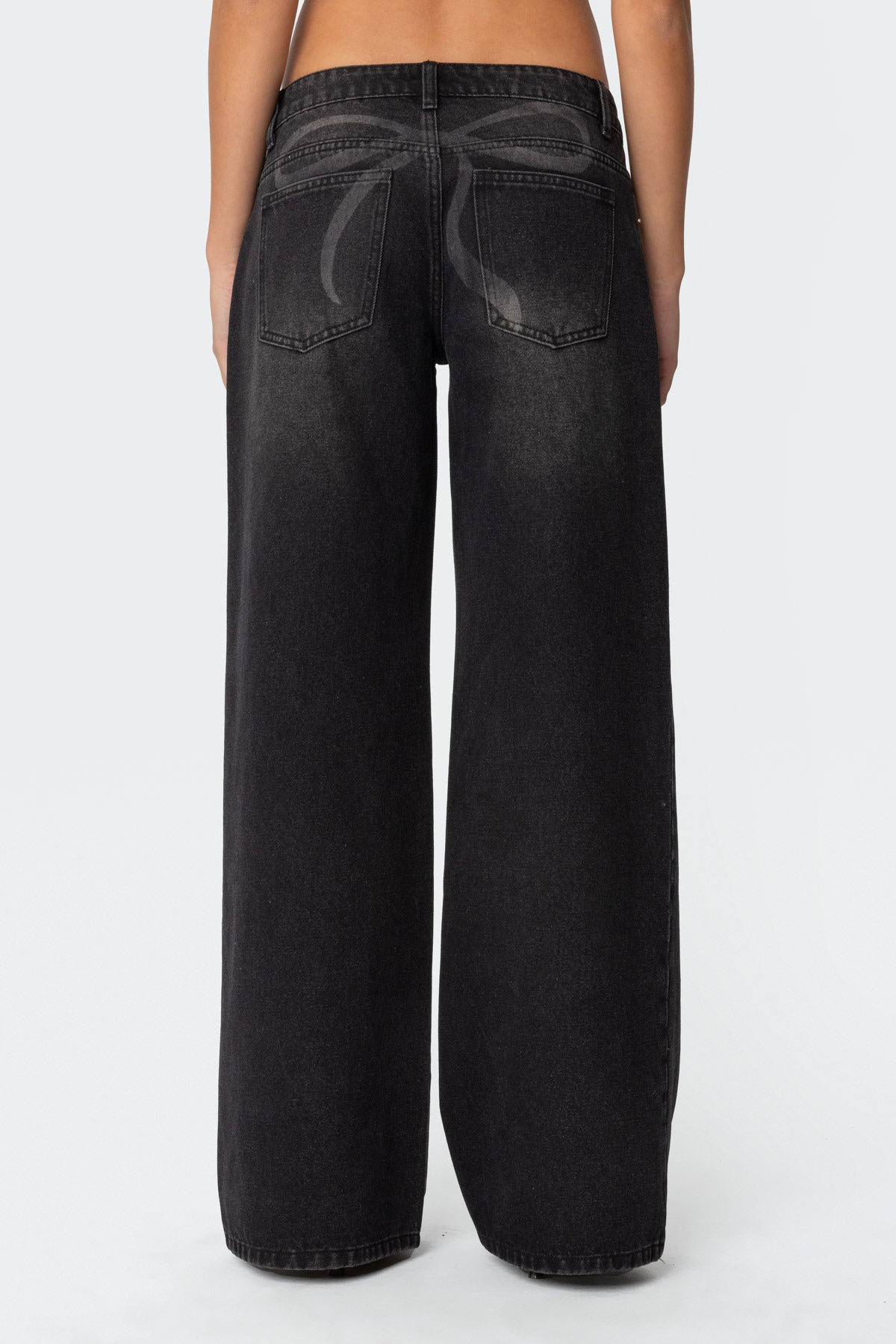 Vyxen Vintage Washed Low Rise Baggy Jeans - Image 4