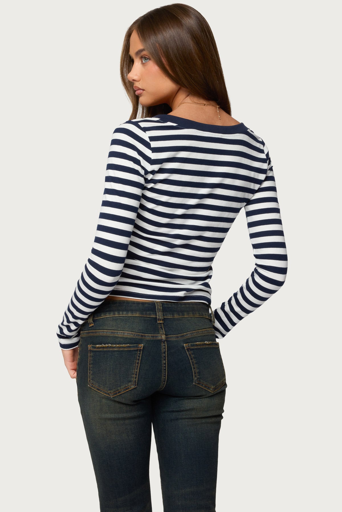 Solly Striped Long Sleeve T Shirt - Image 4