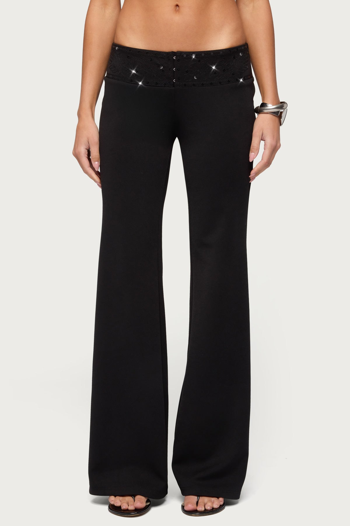 Katalia Sequin Flared Pants - Image 3