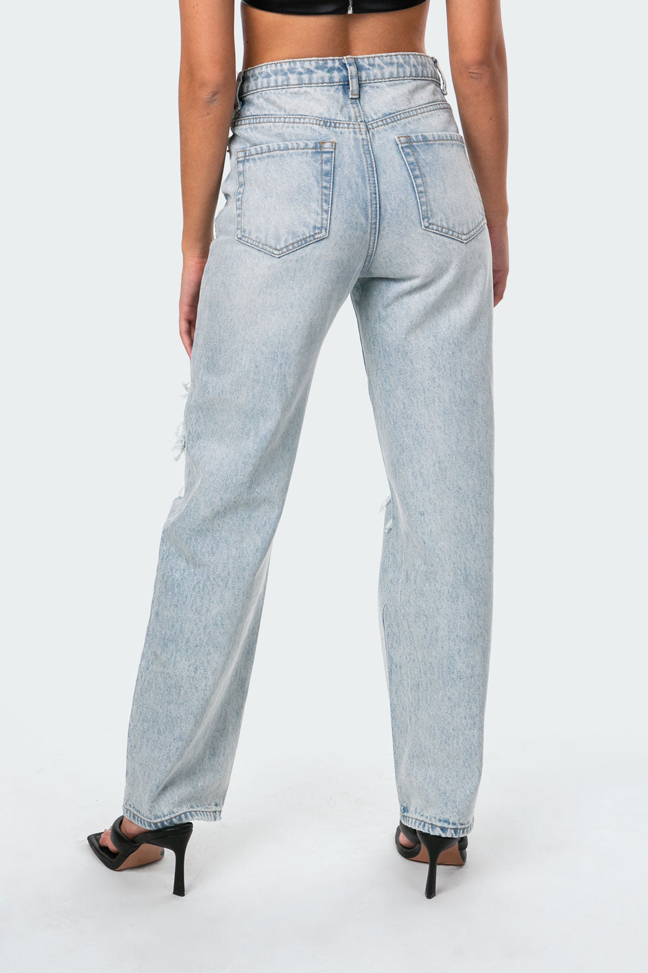 Wide Or Die Ripped Jeans - Image 2