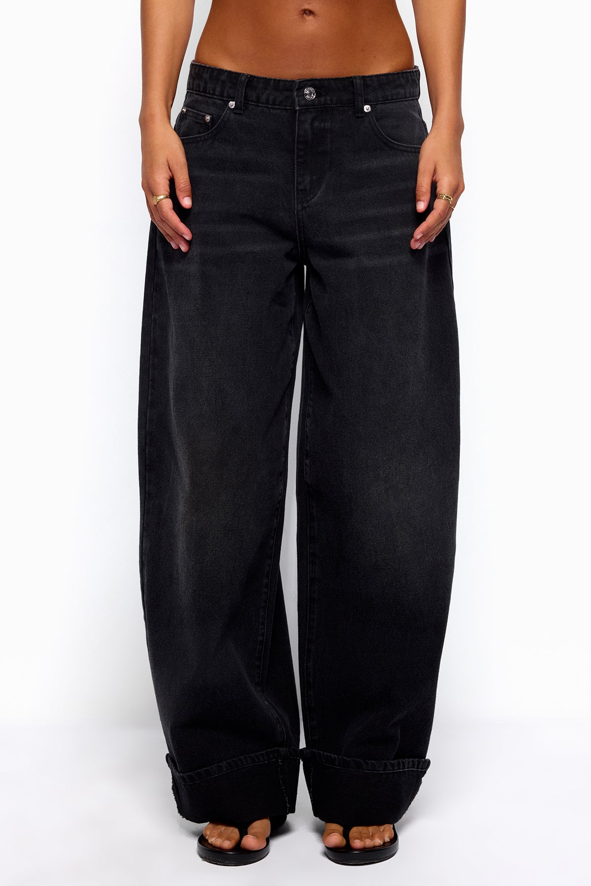 Kella Low Rise Baggy Jeans - Image 2