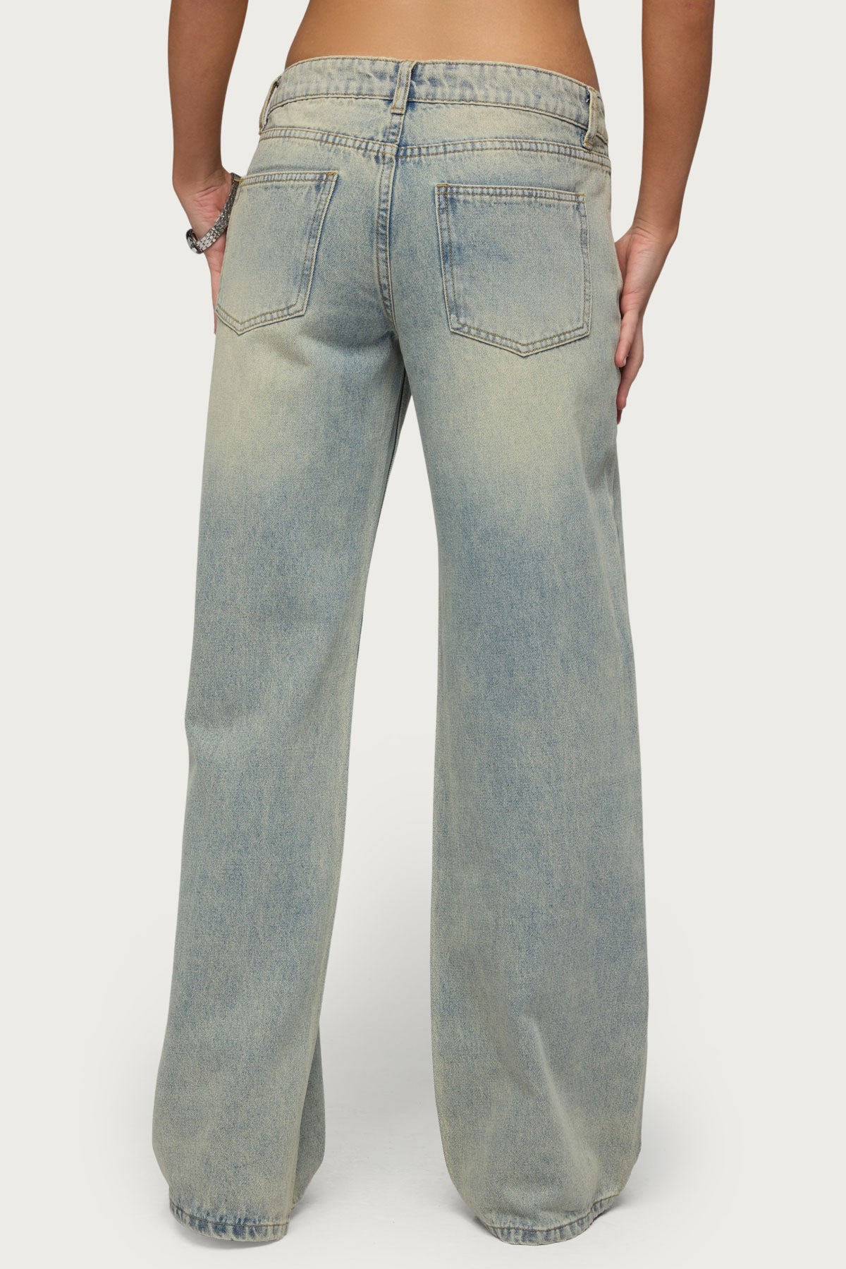Holly Low Rise Straight Leg Jeans - Image 4