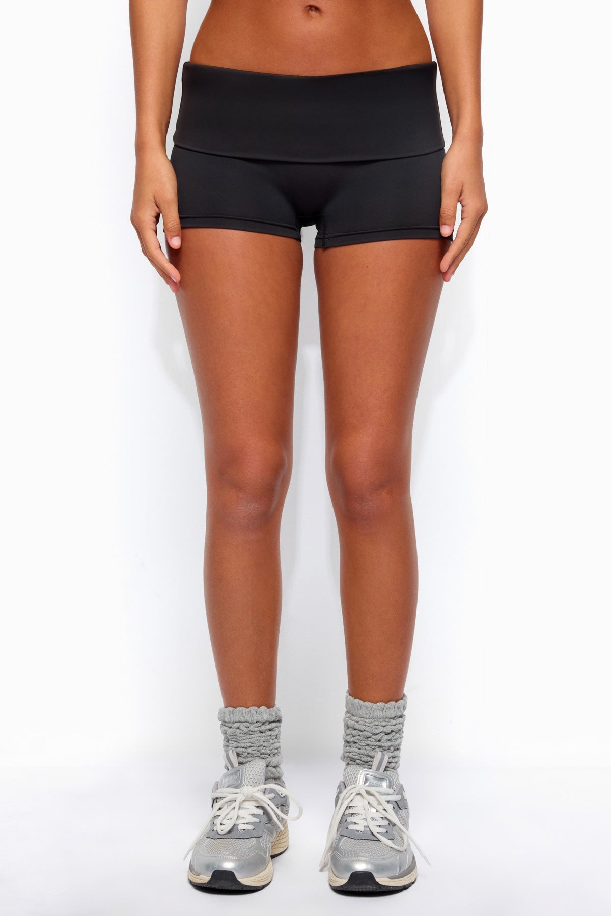 Soraia Foldover Biker Shorts - Image 3