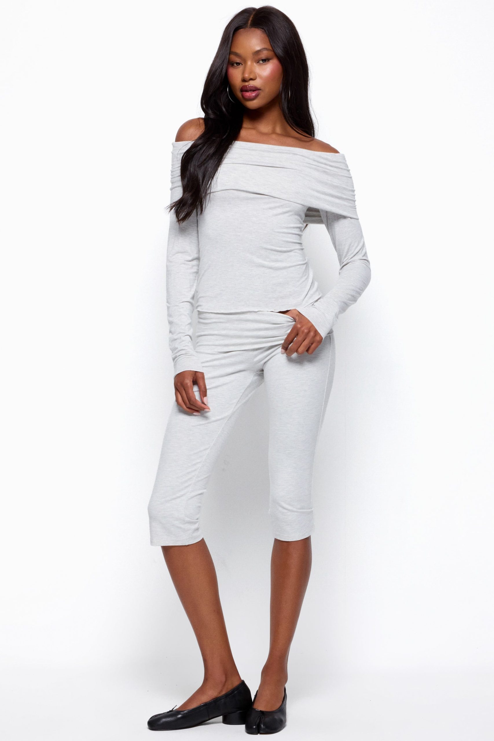 Habiba Foldover Off Shoulder Top - Image 3