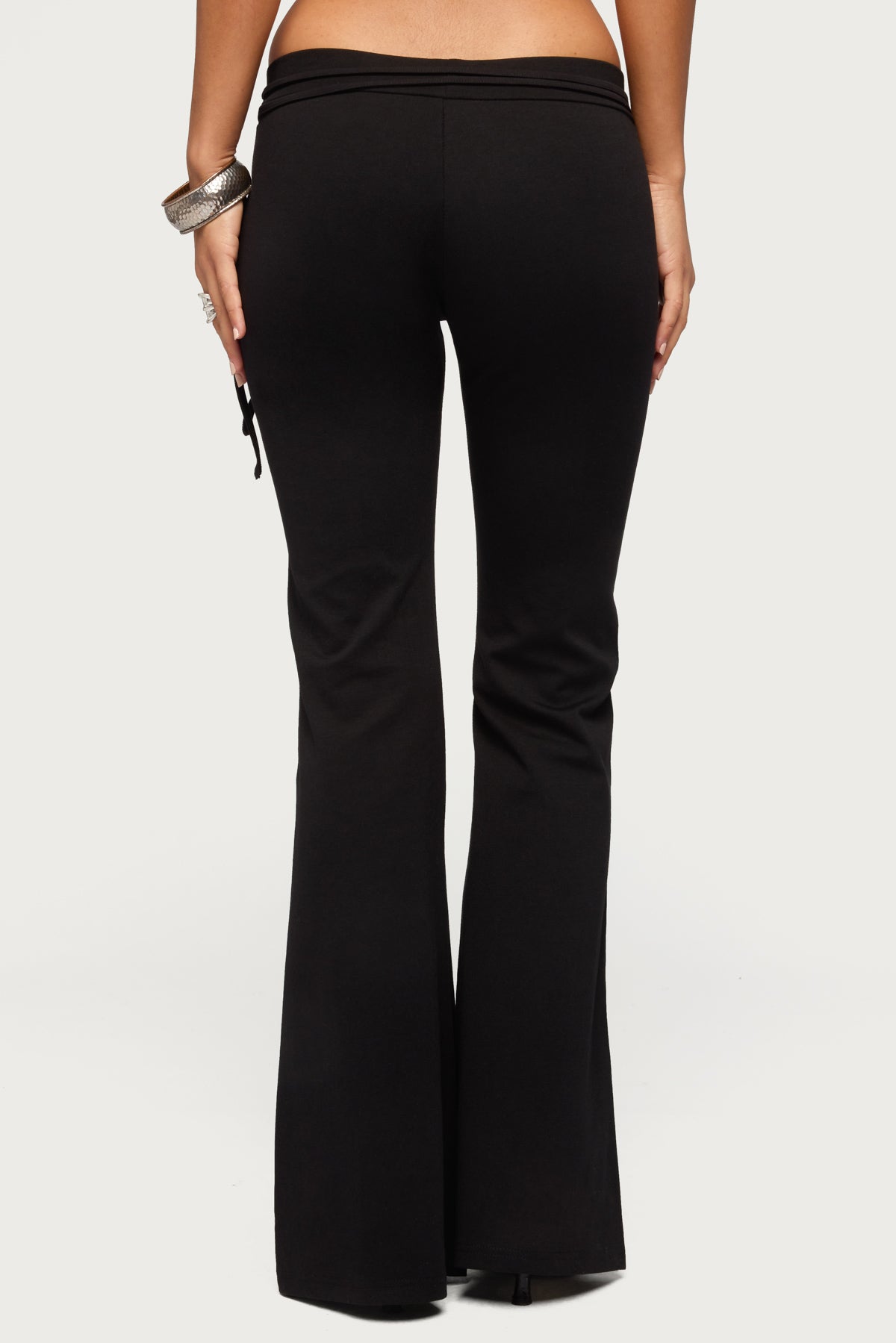 Junipar Waist Tie Flared Pants - Image 5