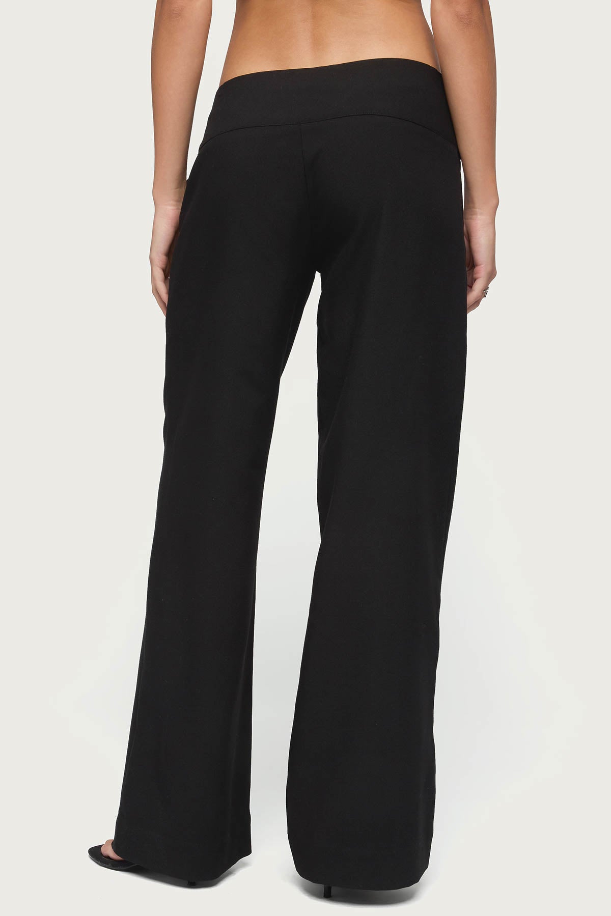Cerise Buckle Low Rise Baggy Pants - Image 5