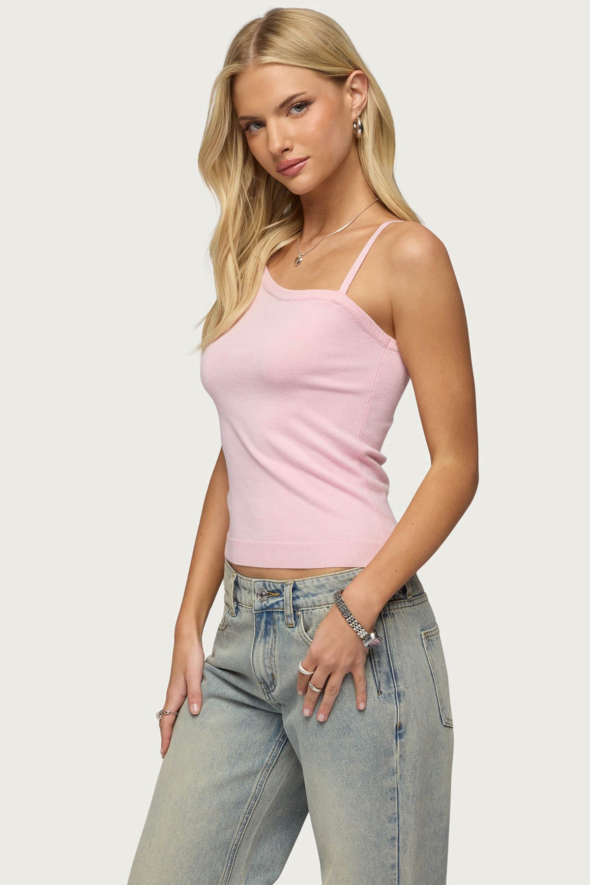 Lorelai Asymmetric Knit Top - Image 3