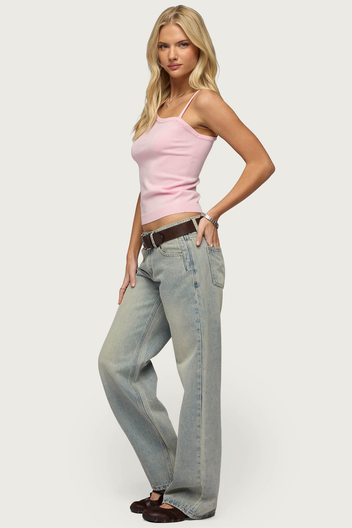 Lorelai Asymmetric Knit Top - Image 4